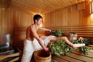 Bain et sauna pour la puissance