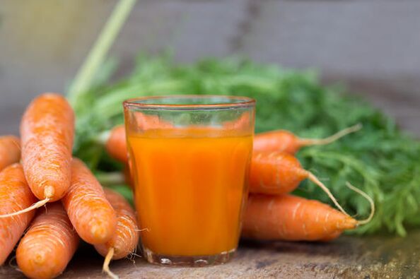 Le jus de carotte utilisé par les hommes stimule la fonction sexuelle