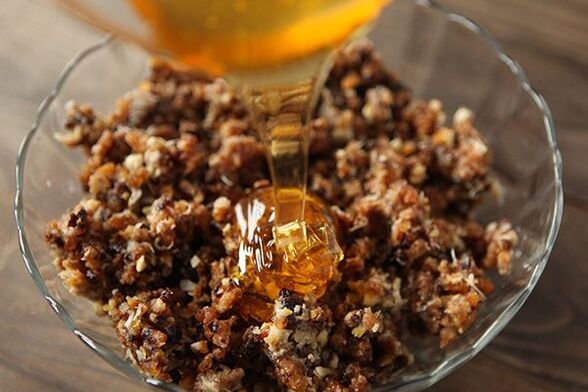 Noix au miel - un remède populaire pour une augmentation rapide de la puissance à la maison