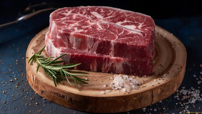 La viande est une source de protéines pour la spermatogenèse masculine normale